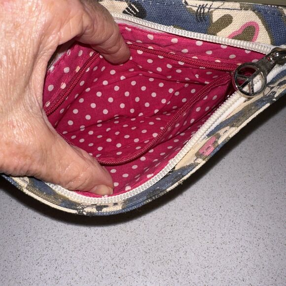 BUNGALOW 360 FUN SEA OTTER PRINT VEGAN COTTON CANVAS WRSITLET NWT - Picture 4 of 4